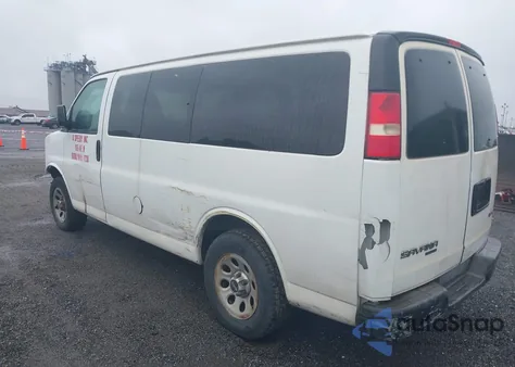 2013 GMC Savana 1500 Work Van из США, поврежденный, VIN 1GTS7AFX2D1178376
